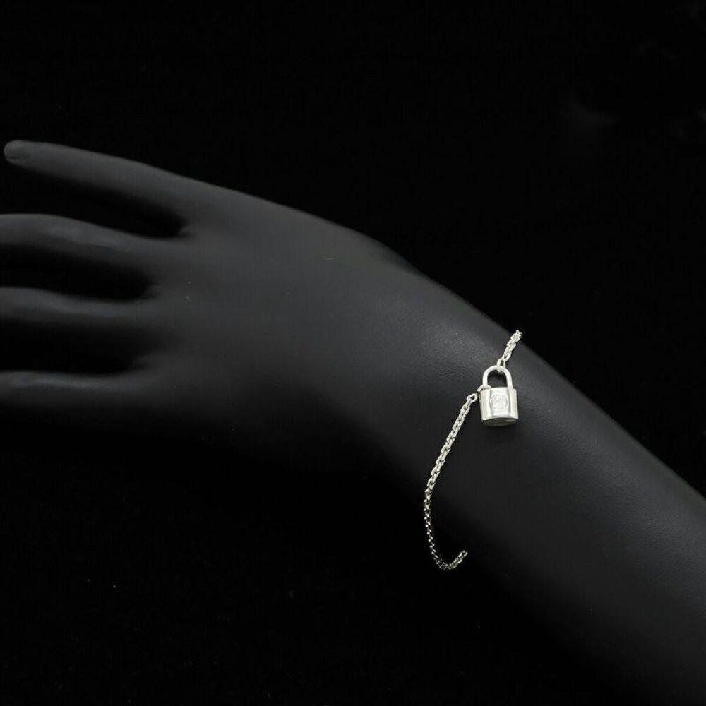 Louis Vuitton Silver Lockit Bracelet Ag925 - Picture 5 of 5